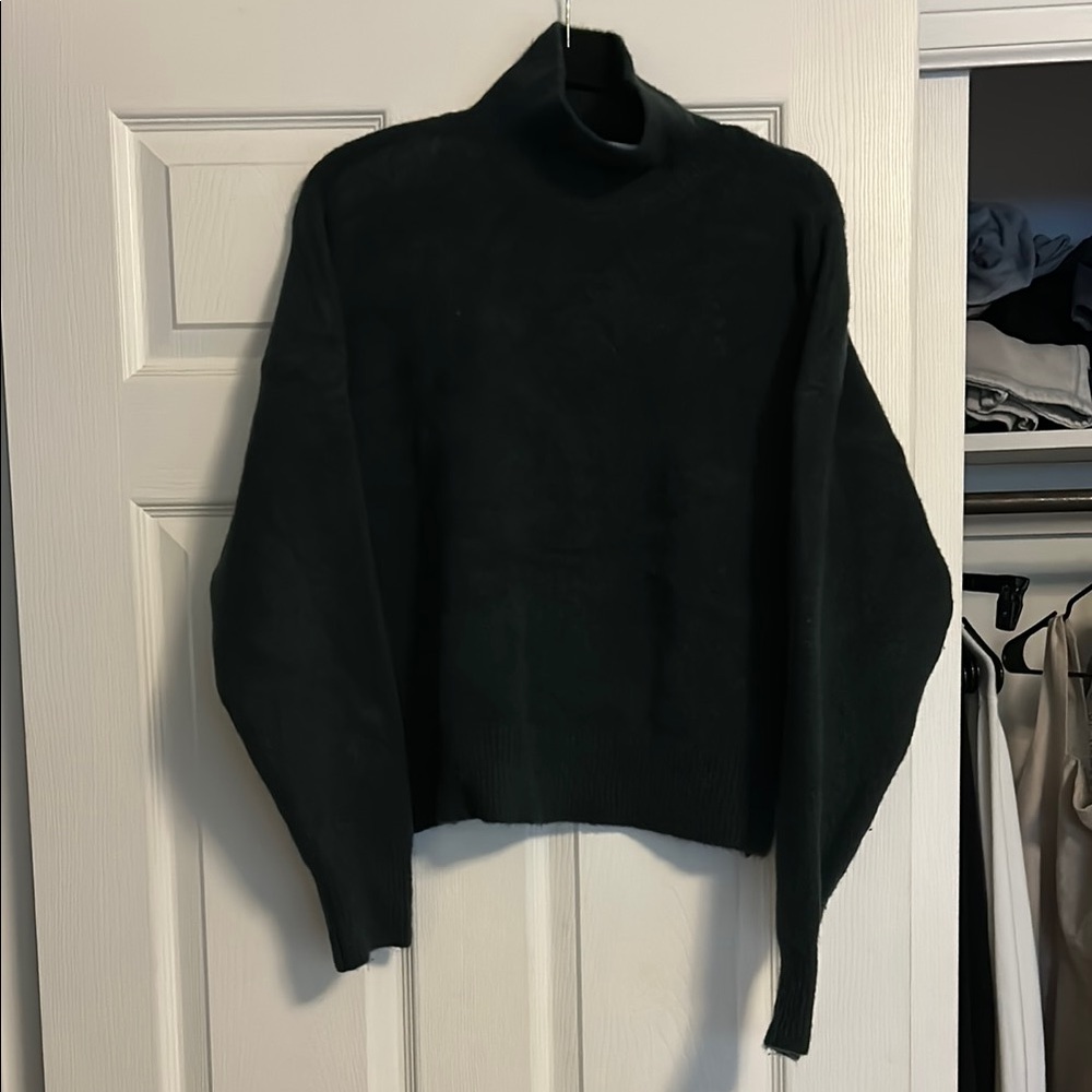 Zara Dark Green Turtleneck Sweater
